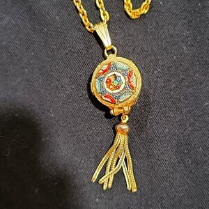 Vintage Genova antimagnetic Swiss made necklace watch